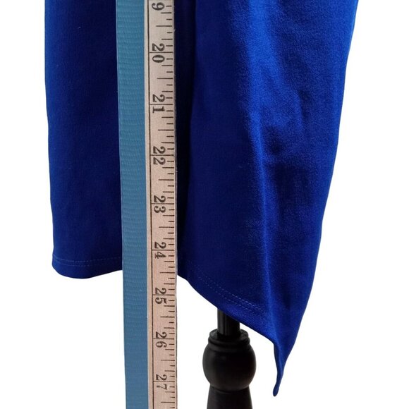 Emerald Sundae Womens Blue Asymmetrical Hem Spaghetti Strap Dress Size Large - Picture 9 of 9